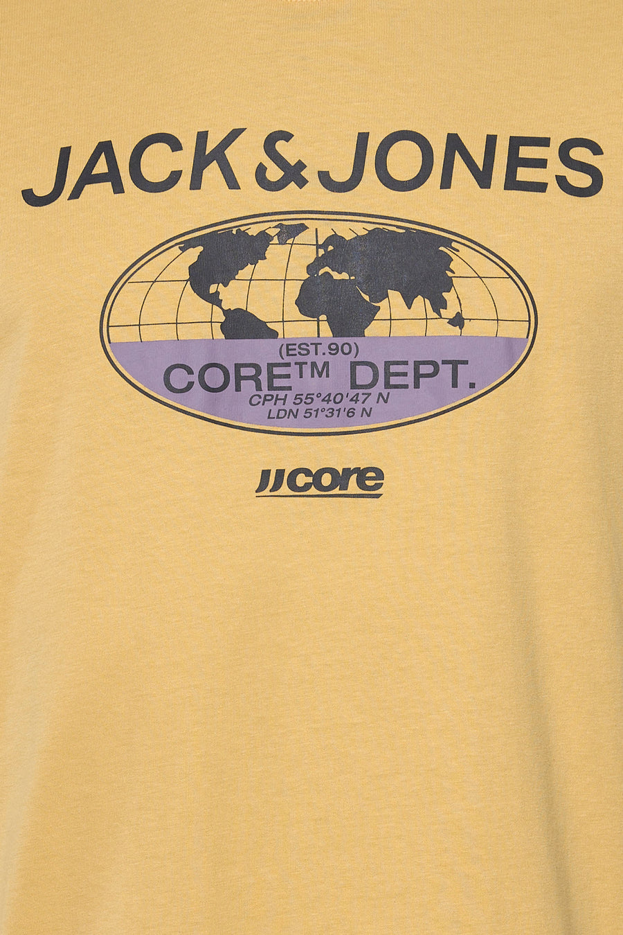 T-shirt met korte mouwen - geel