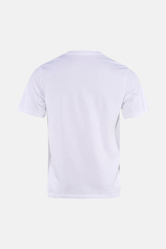Wit T-shirt met korte mouwen van CORE BY JACK & JONES, achteraanzicht, effen en eenvoudig.