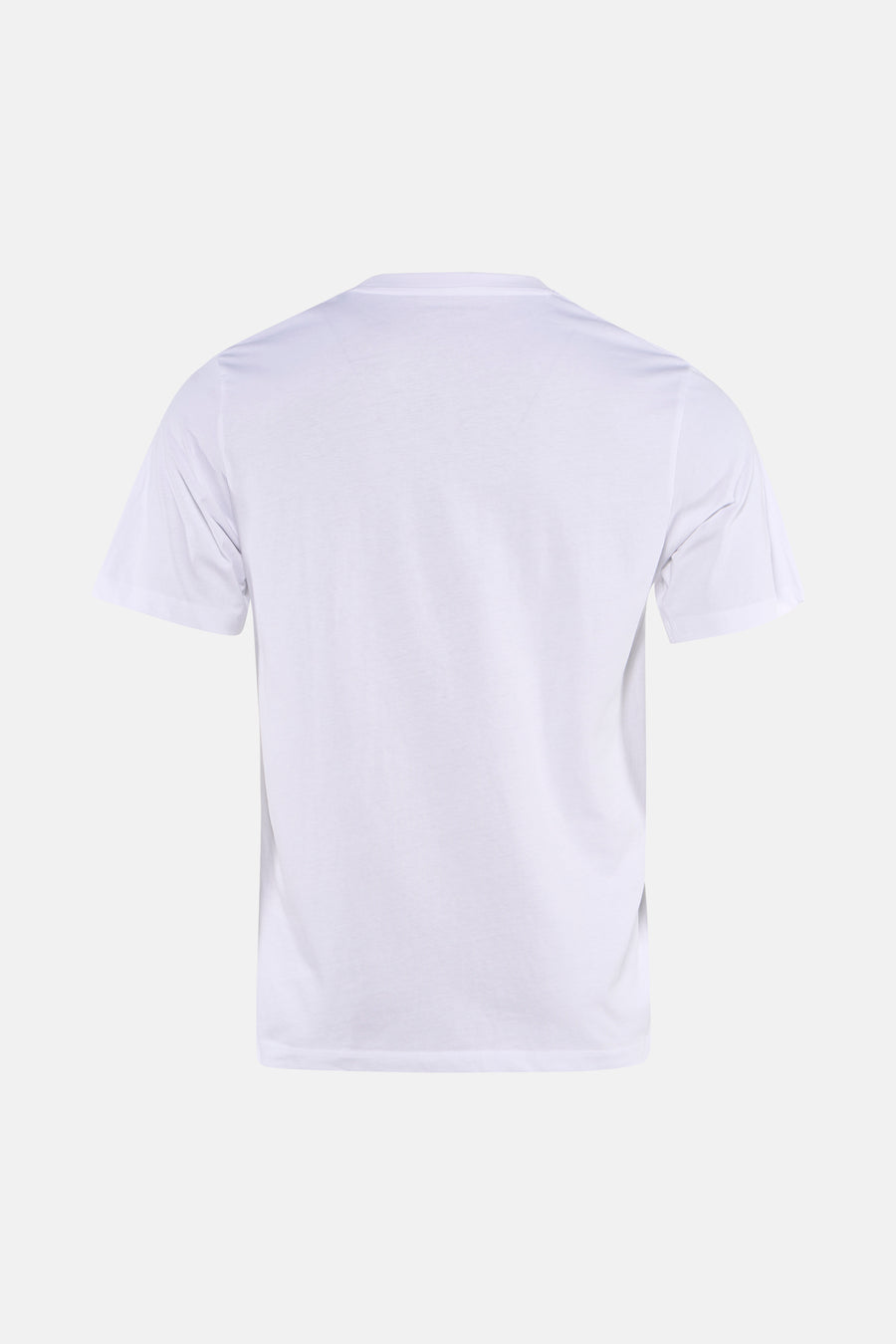 Wit T-shirt met korte mouwen van CORE BY JACK & JONES, achteraanzicht, effen en eenvoudig.