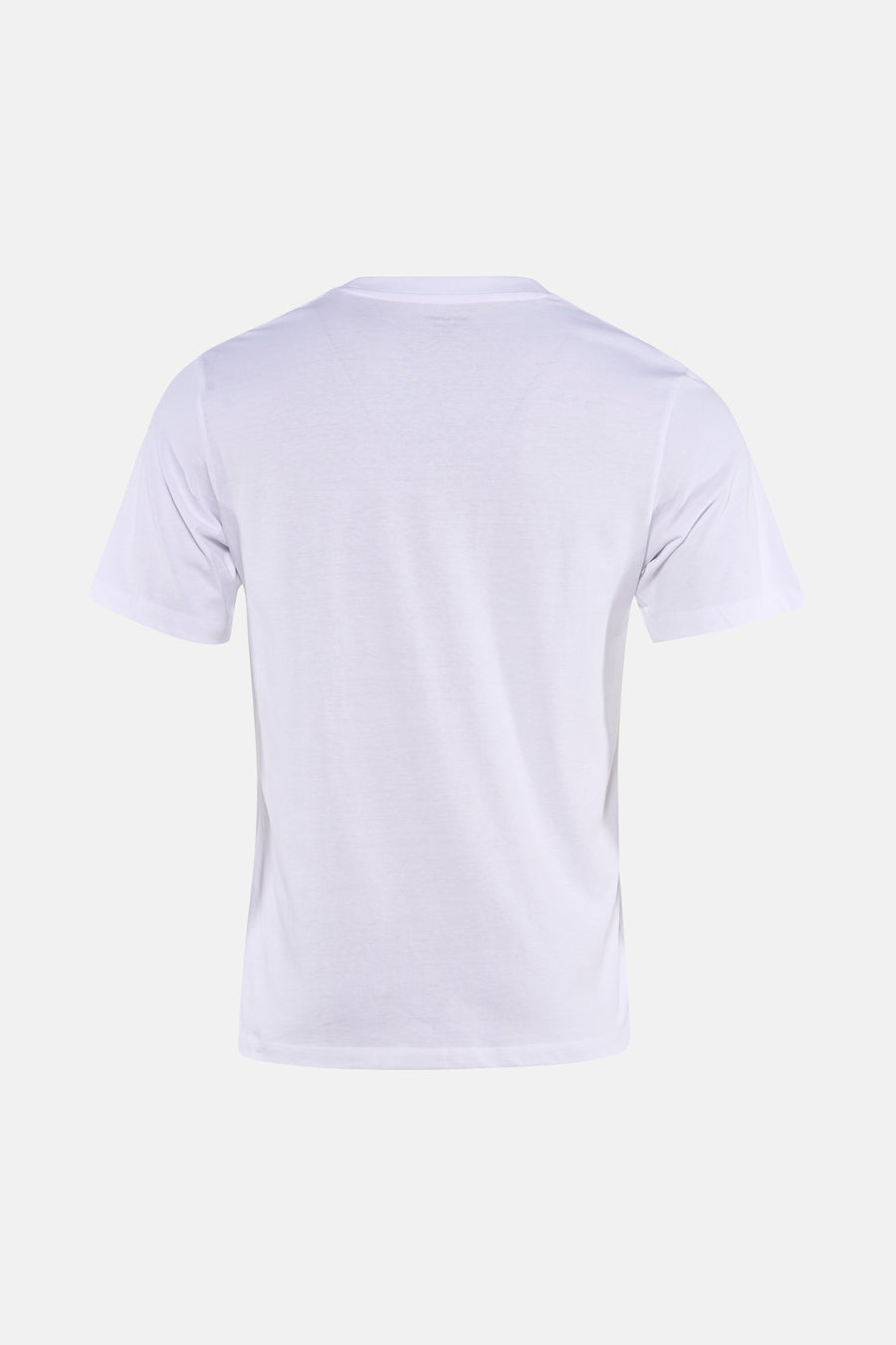 Wit T-shirt van ORIGINALS BY JACK & JONES met korte mouwen, effen en te zien vanaf de achterkant.