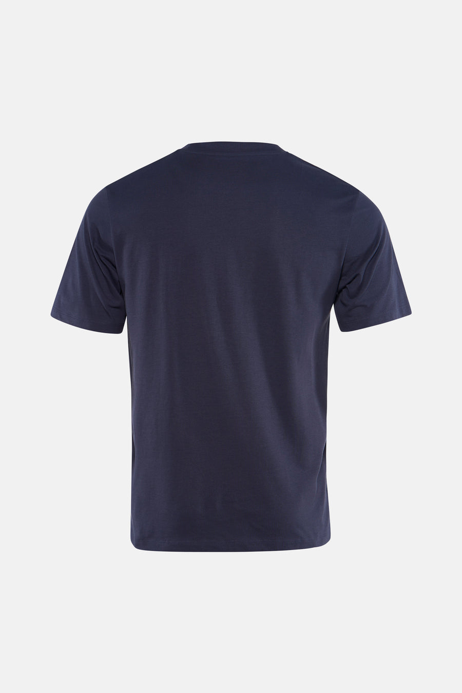 T-shirt bleu foncé de ORIGINALS BY JACK & JONES, uni, vu de dos.
