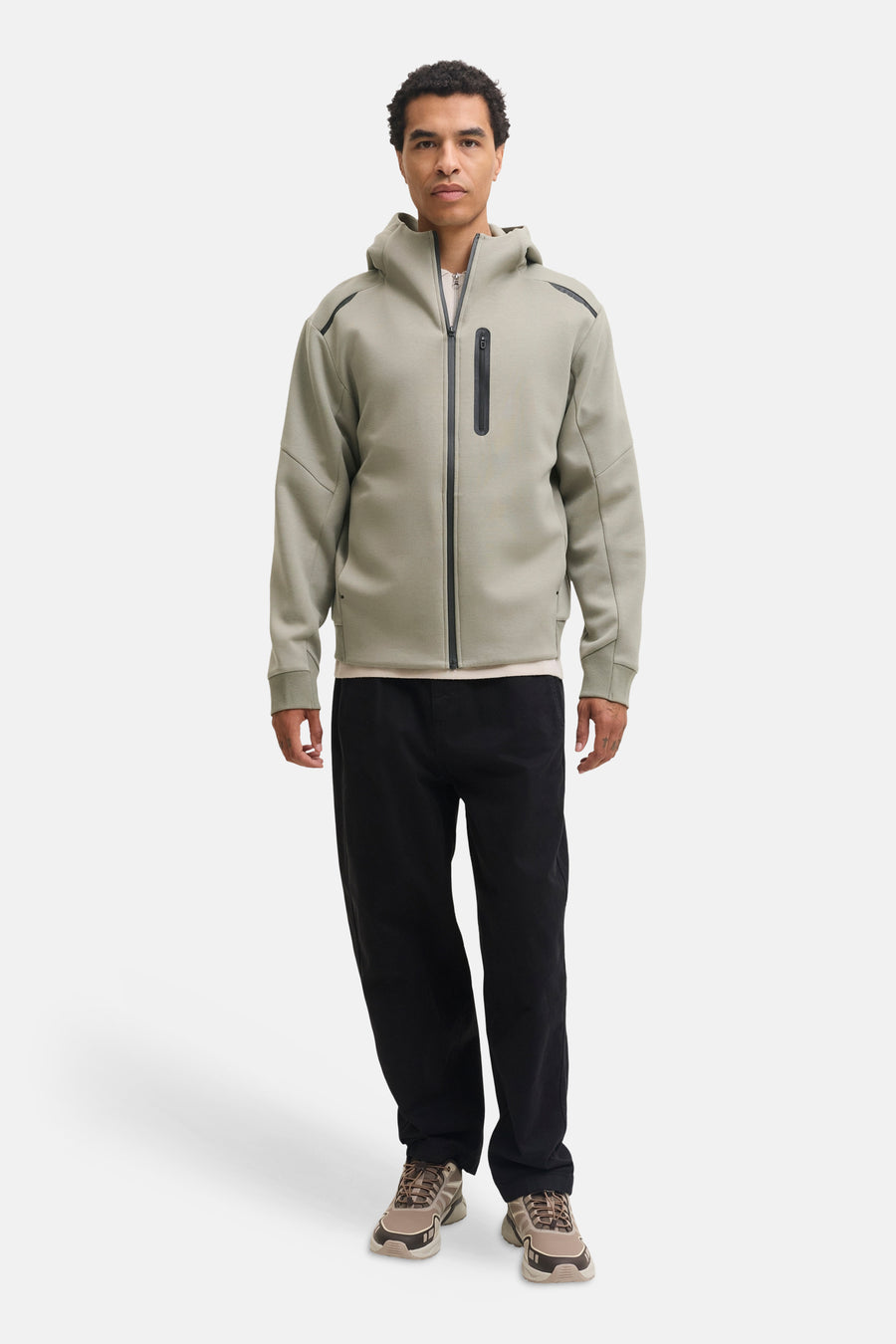 Sweater met kap groen - CORE BY JACK & JONES