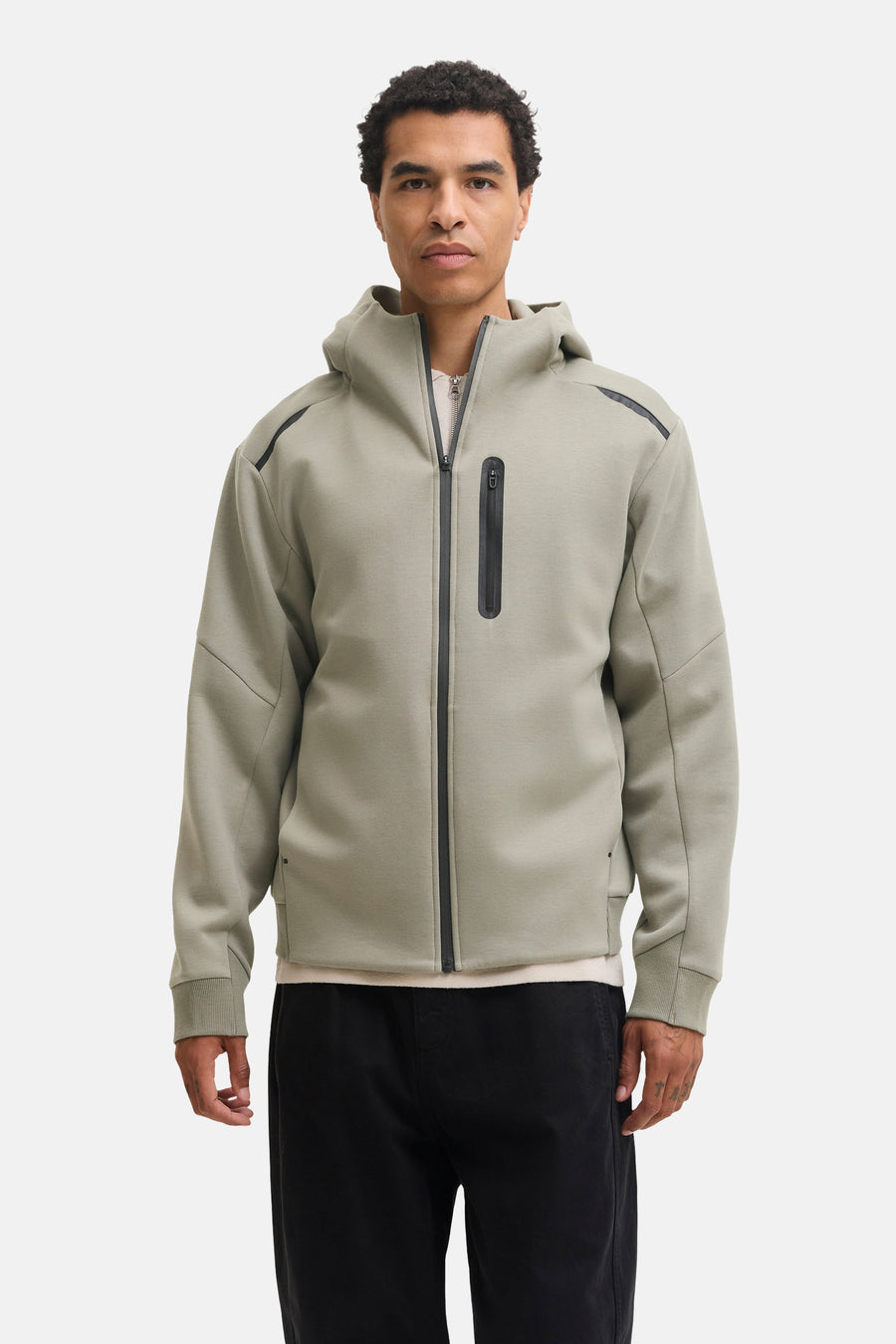 Sweater met kap groen - CORE BY JACK & JONES
