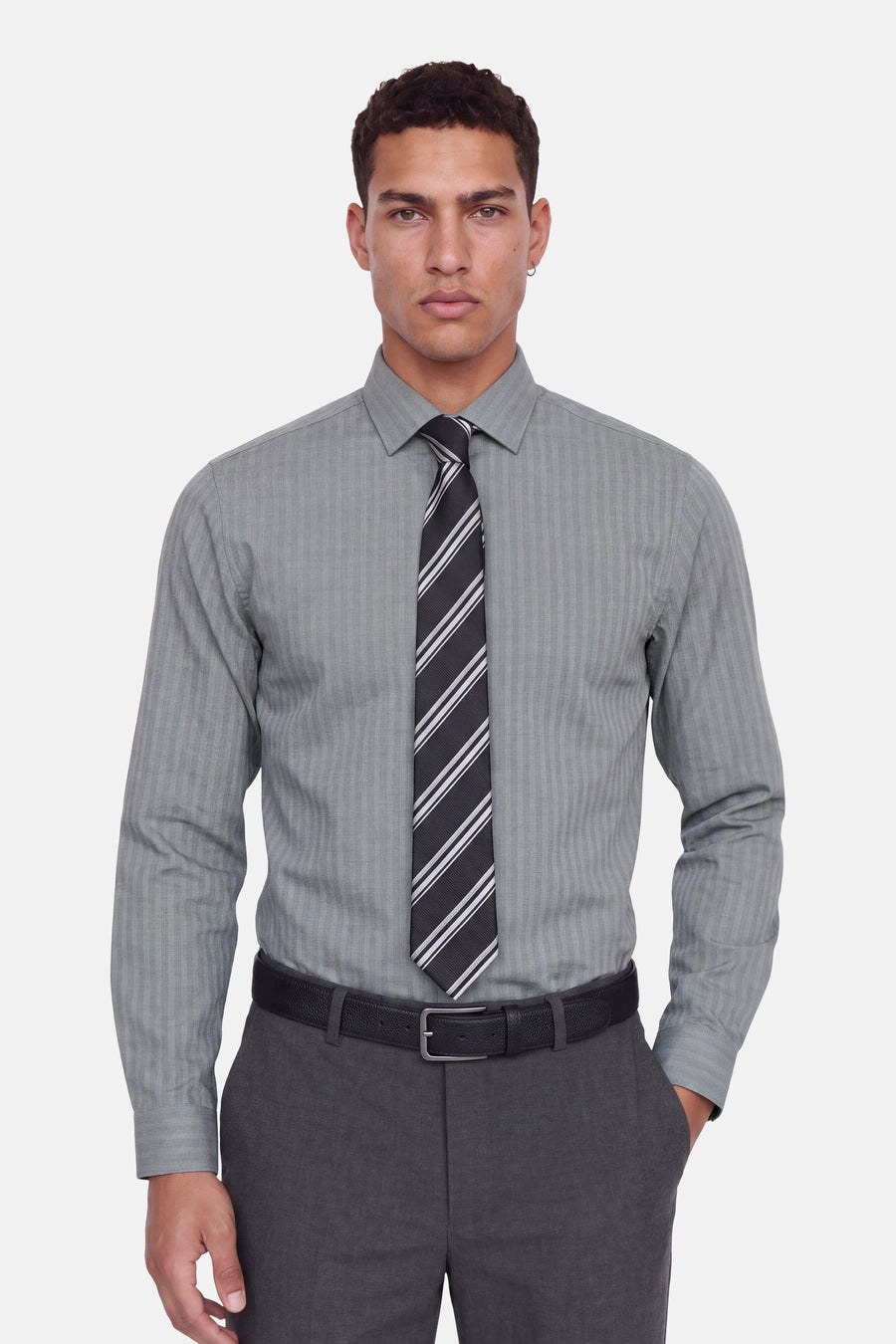 Hemd (lange mouwen) grijs - PREMIUM by JACK & JONES