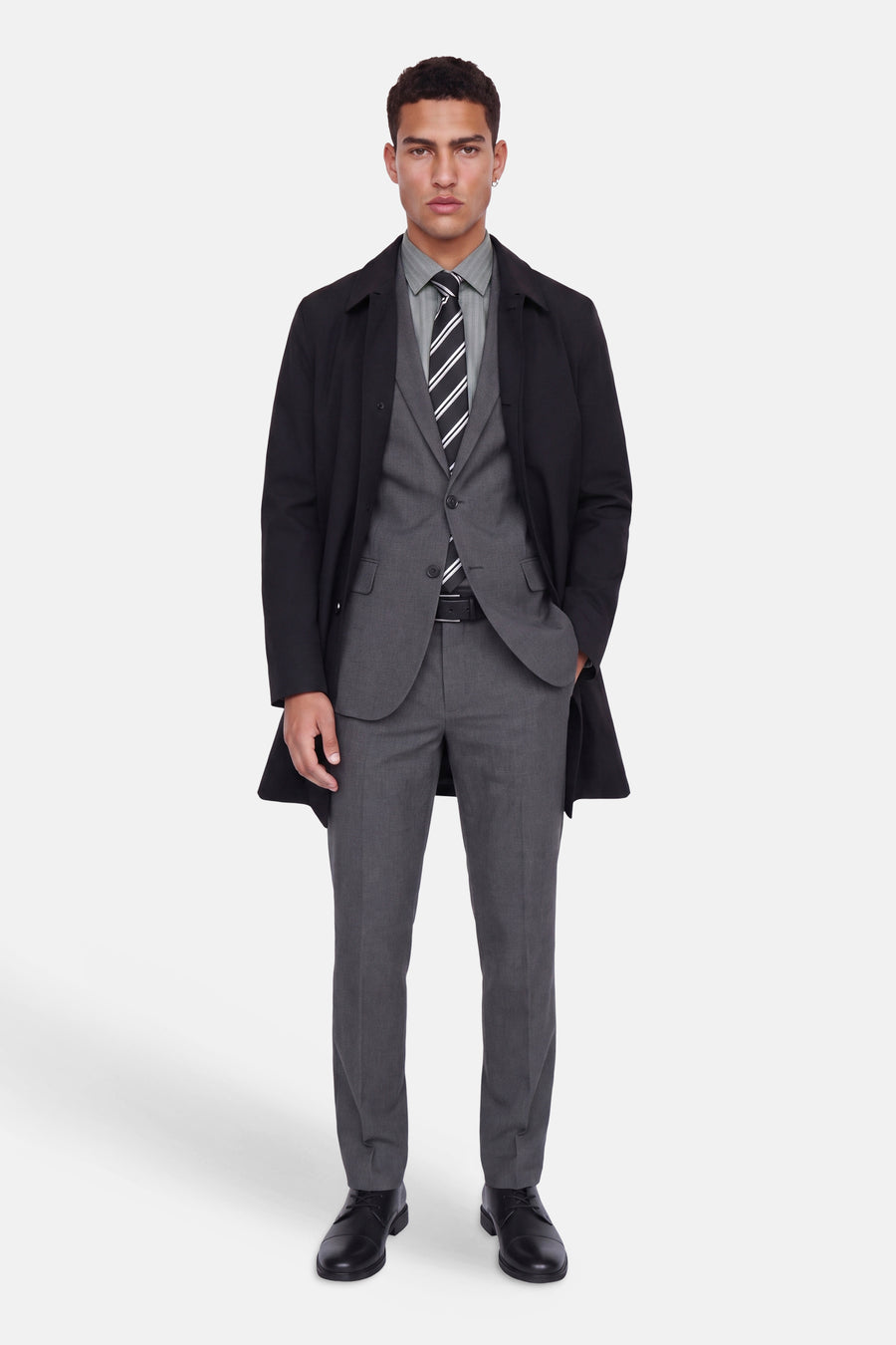 Hemd (lange mouwen) grijs - PREMIUM by JACK & JONES