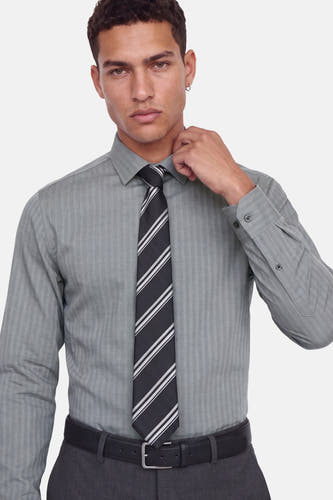 Hemd (lange mouwen) grijs - PREMIUM by JACK & JONES