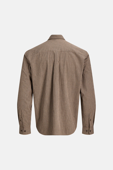 Hemd (lange mouwen) bruin - PREMIUM by JACK & JONES