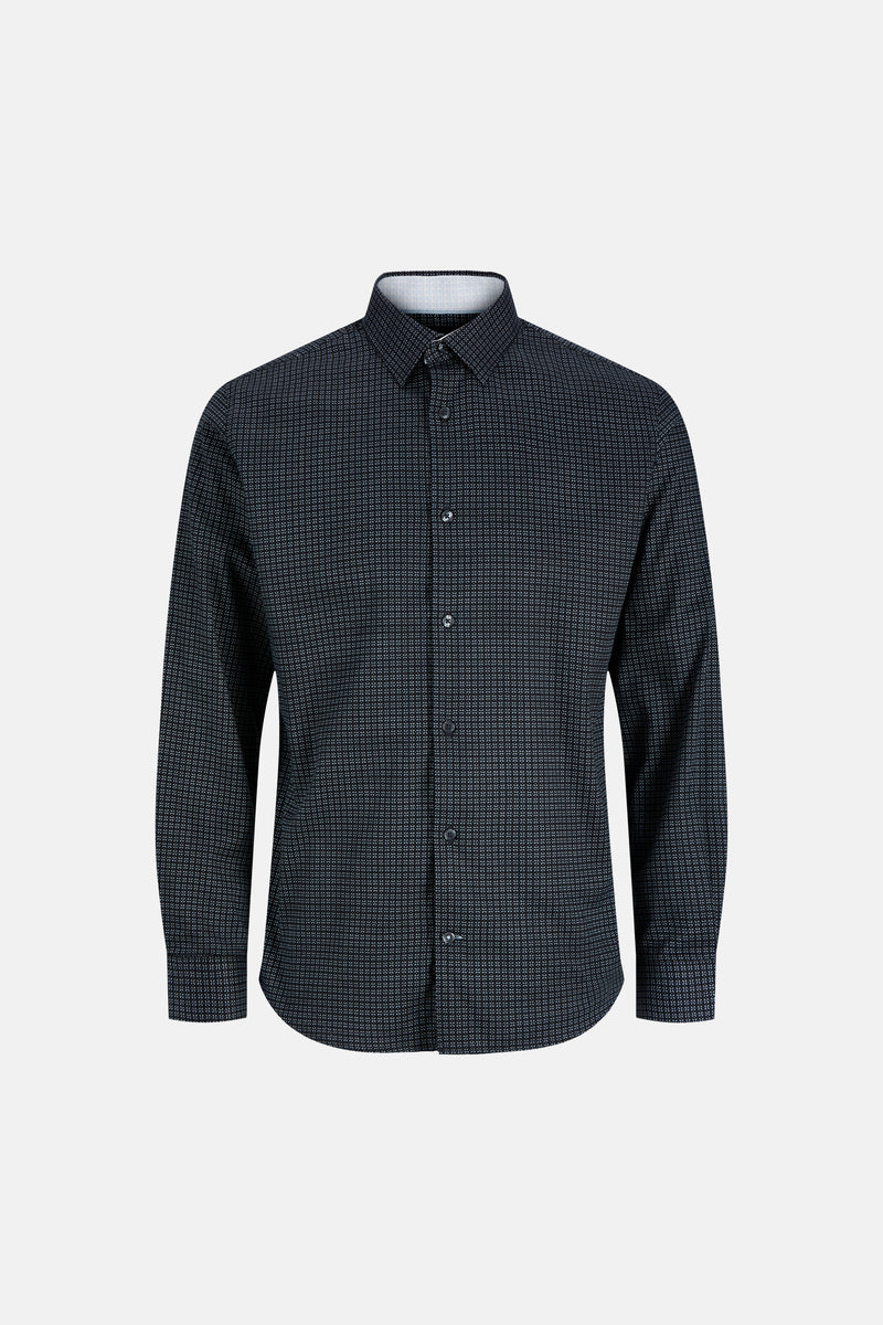 Chemise à manches longues - bleu