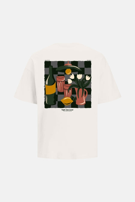 T-shirt met korte mouwen - ecru