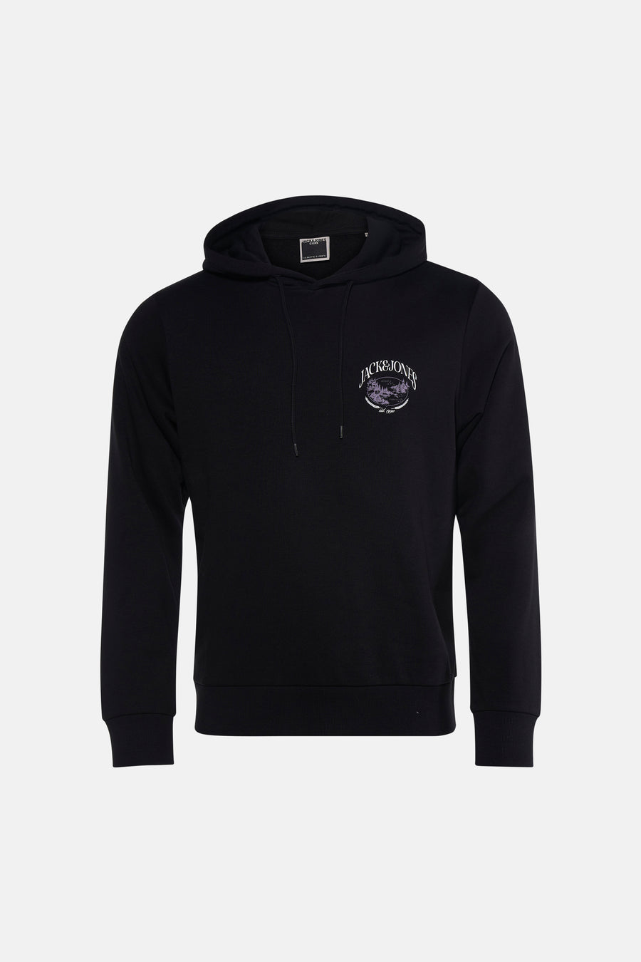 Sweater met kap - zwart