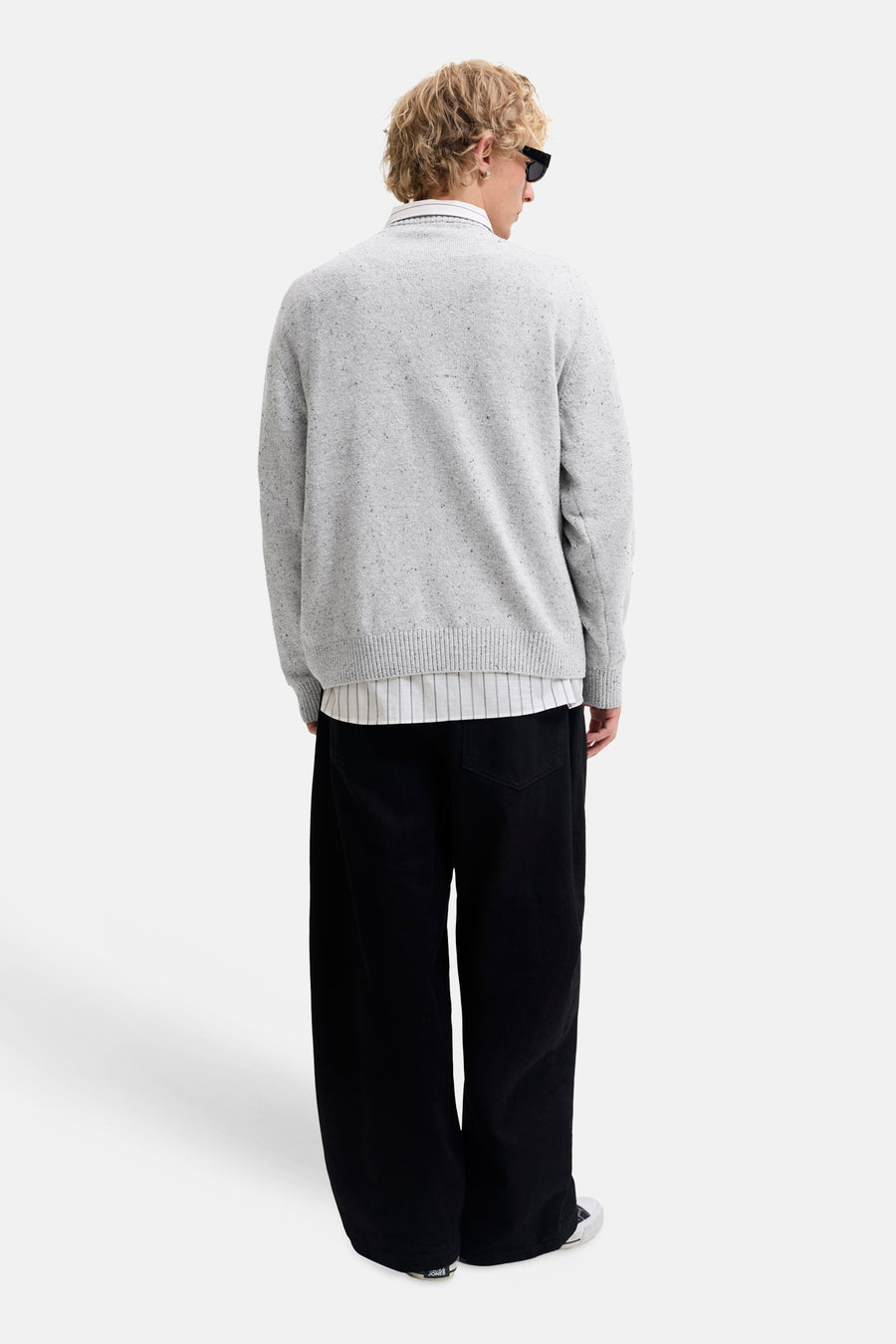 Trui met ronde hals grijs - ORIGINALS BY JACK & JONES