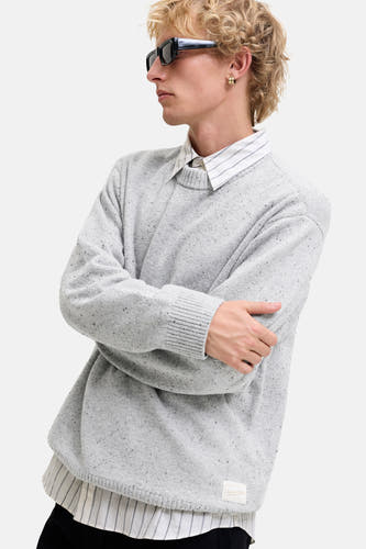 Trui met ronde hals grijs - ORIGINALS BY JACK & JONES
