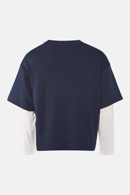 T-shirt met lange mouwen - blauw
