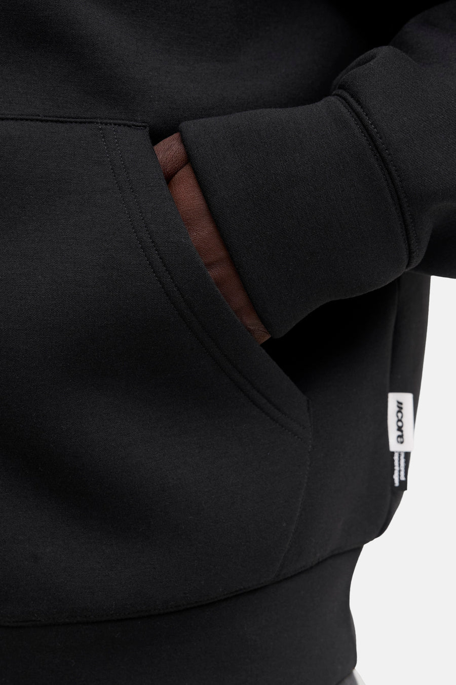 Sweat à capuche noir - CORE BY JACK & JONES