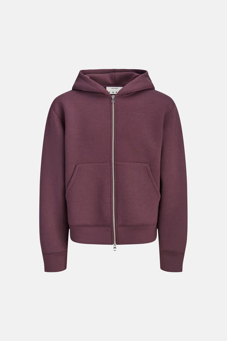 Sweater met kap - Bordeaux