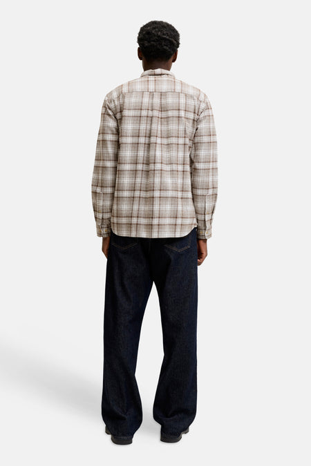 Chemise à manches longues - beige