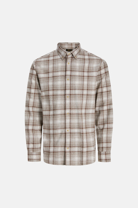 Chemise à manches longues - beige