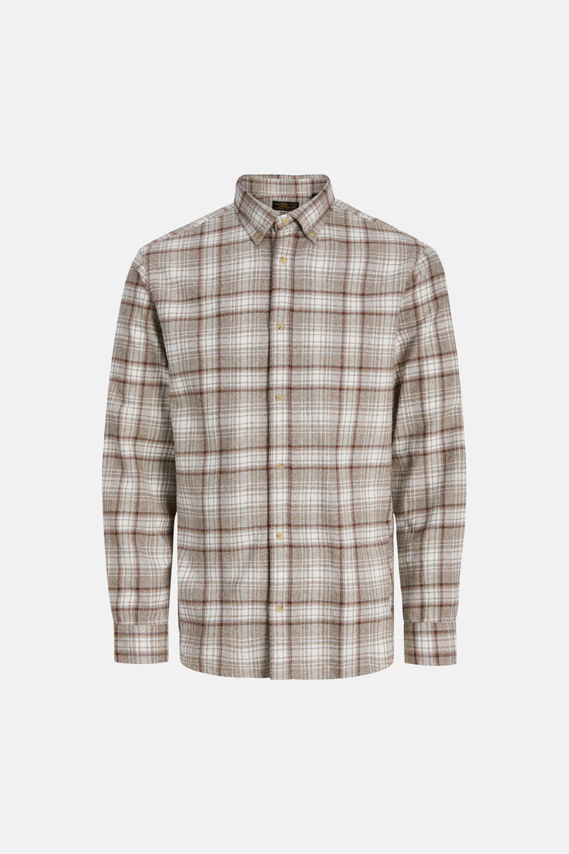 Hemd met lange mouwen - beige