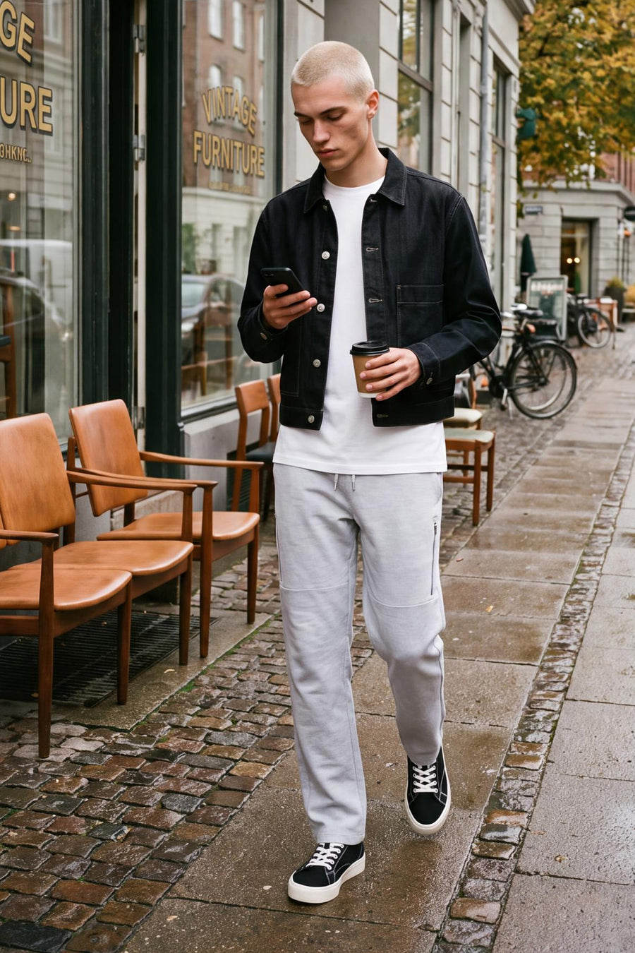 Jogging grijs - JACK & JONES JEANS INTELLIGENCE