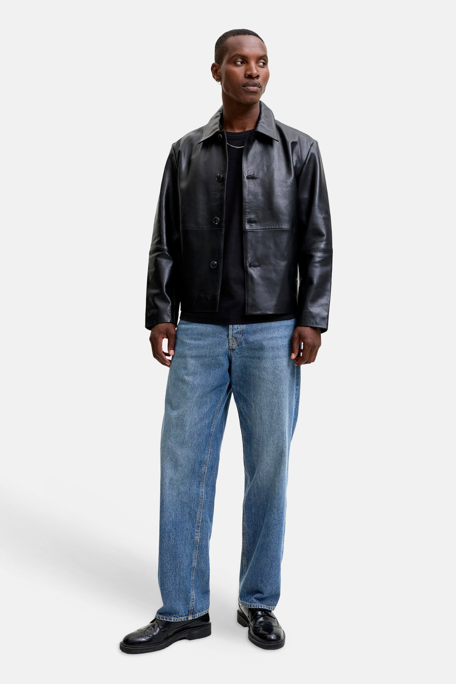 Jeans wide mid blue denim - JACK & JONES JEANS INTELLIGENCE