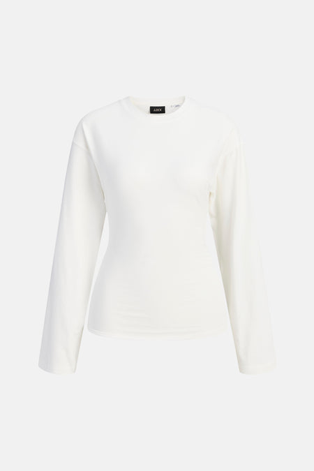 T-shirt met lange mouwen - Cloud Dancer