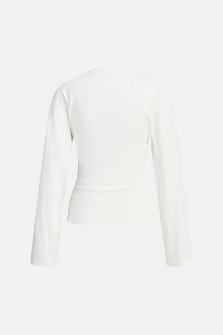 T-shirt met lange mouwen - Cloud Dancer