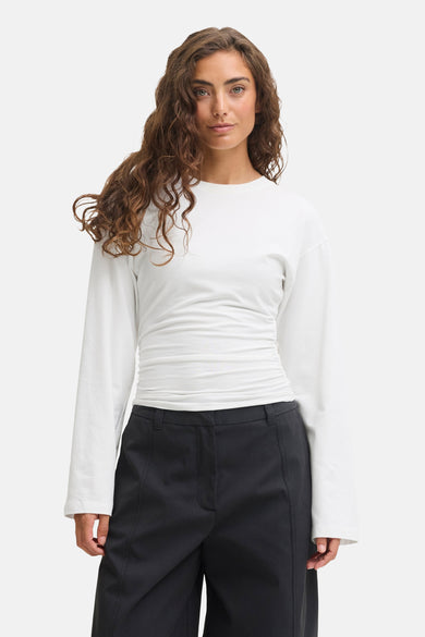 T-shirt met lange mouwen - Cloud Dancer