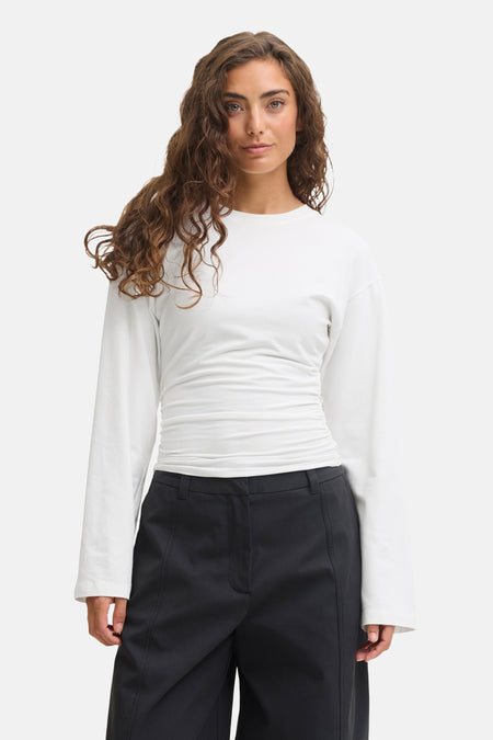 T-shirt met lange mouwen - Cloud Dancer
