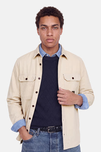 Chemise (manches longues) beige - ORIGINALS BY JACK & JONES