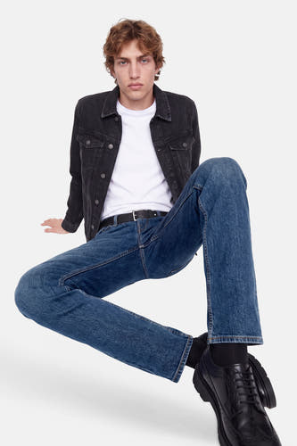 Jeans straight dark blue denim - JACK & JONES JEANS INTELLIGENCE