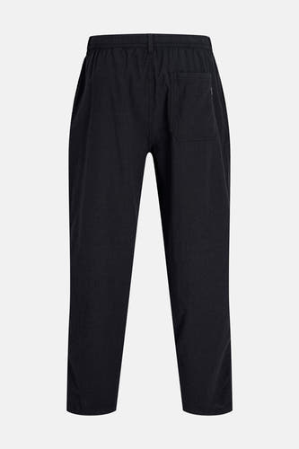 Pantalon de saison élastique noir pour homme de JACK & JONES JEANS INTELLIGENCE, avec taille élastique et poche arrière, dos.