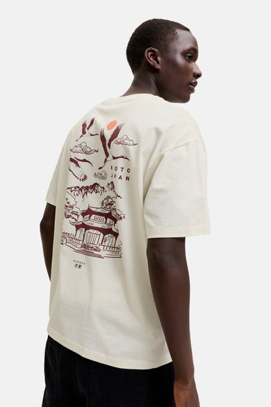 T-shirt (manches courtes) Écru - ORIGINALS BY JACK & JONES