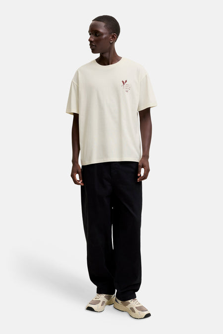 T-shirt (manches courtes) Écru - ORIGINALS BY JACK & JONES
