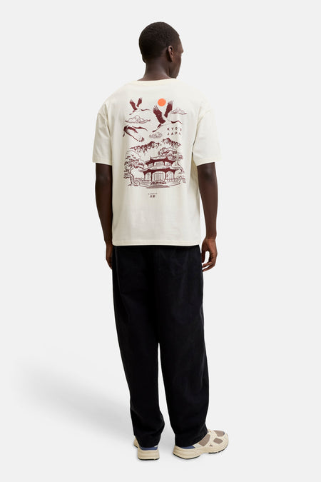 T-shirt (manches courtes) Écru - ORIGINALS BY JACK & JONES