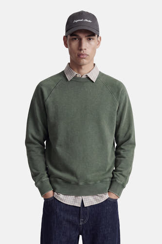 Sweat col O vert - ORIGINALS BY JACK & JONES