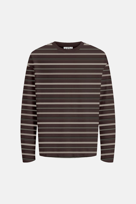 T-shirt (lange mouwen) bruin - CORE BY JACK & JONES