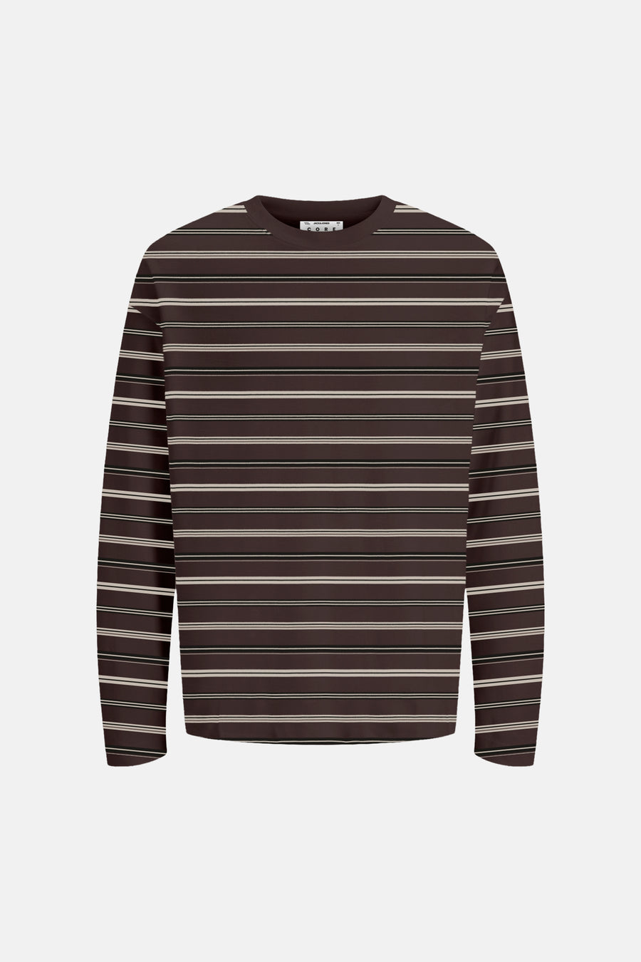 T-shirt (lange mouwen) bruin - CORE BY JACK & JONES