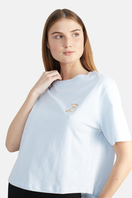 T-shirt met korte mouwen - Lichtblauw