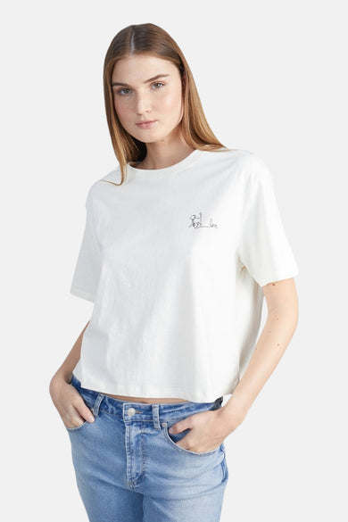 T-shirt met korte mouwen - Ecru