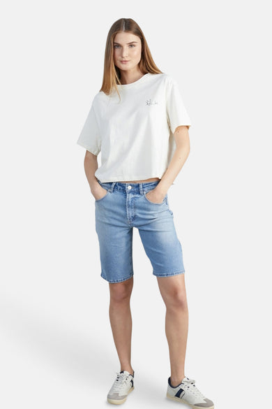 T-shirt met korte mouwen - Ecru