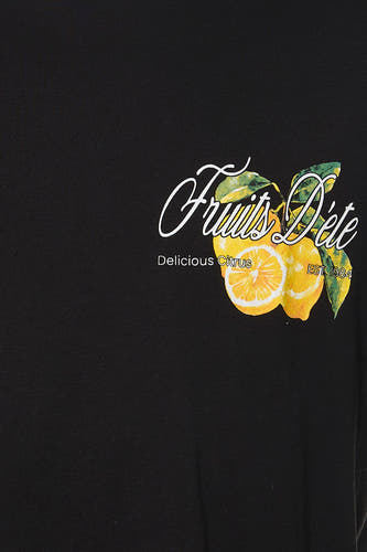 T-shirt met korte mouwen - zwart