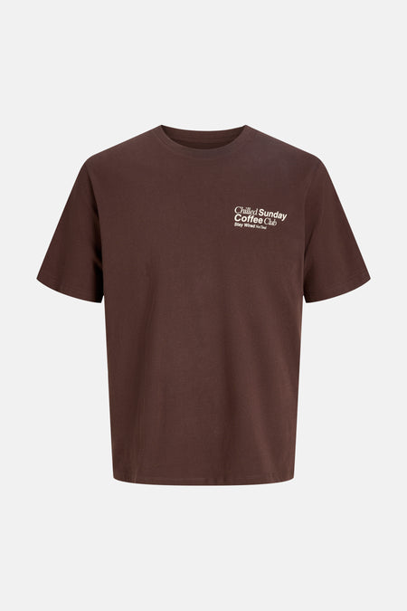 T-shirt (manches courtes) brun - ORIGINALS BY JACK & JONES
