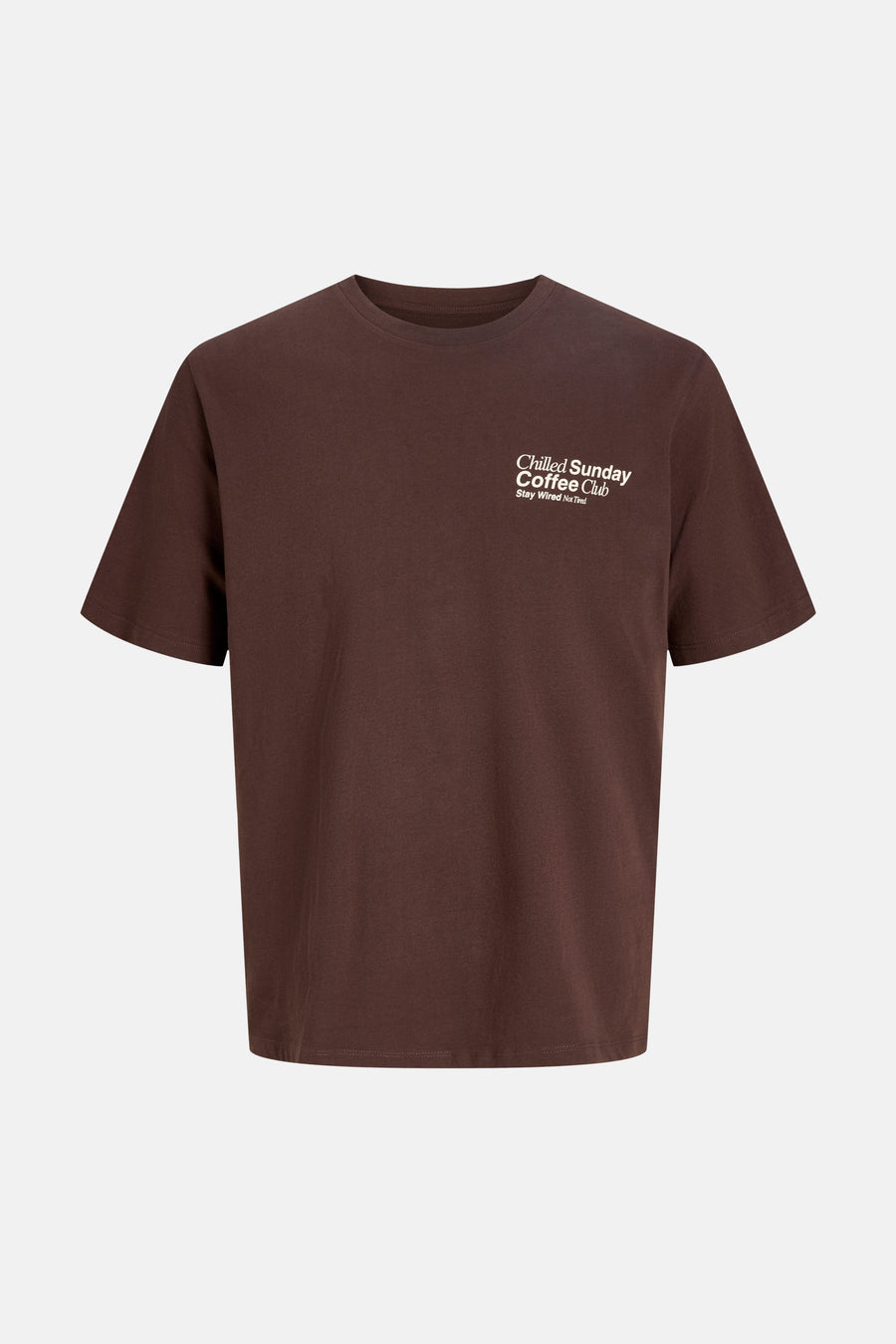 T-shirt (korte mouwen) bruin - ORIGINALS BY JACK & JONES
