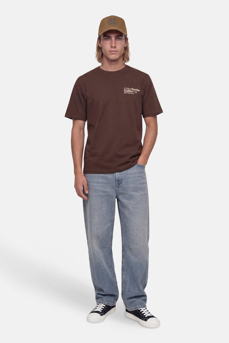 T-shirt à manches courtes - brun