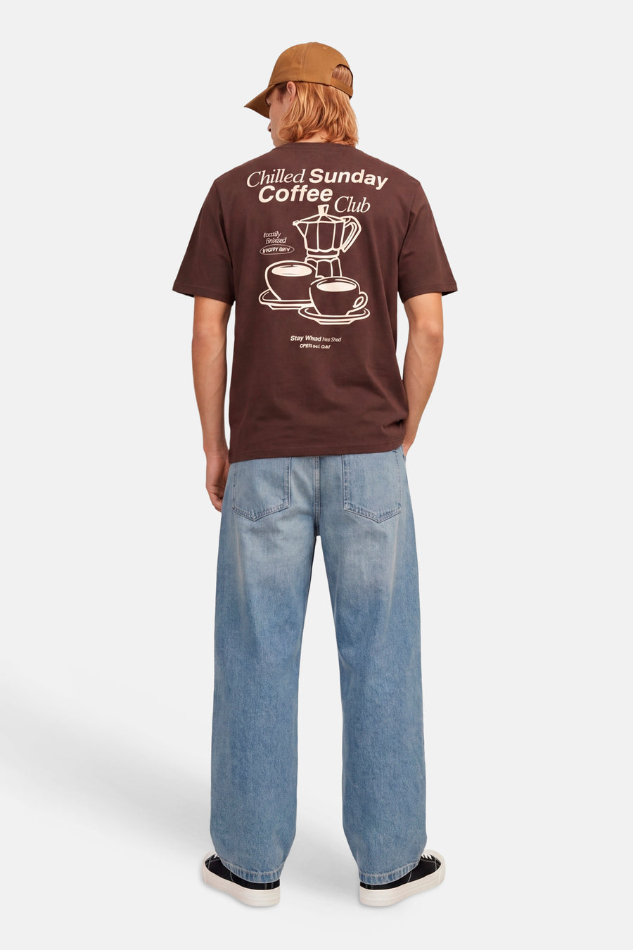 T-shirt met korte mouwen - bruin
