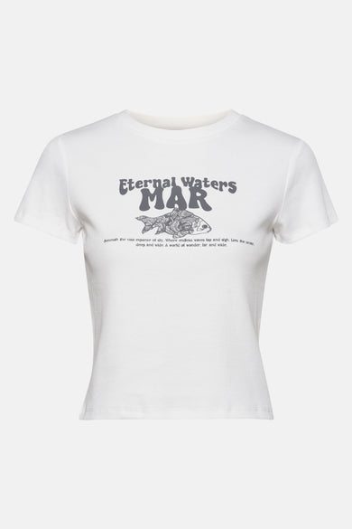 T-shirt met korte mouwen - wit