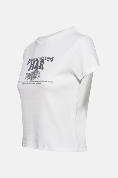 T-shirt met korte mouwen - wit