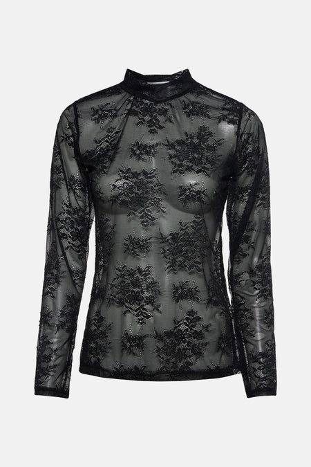 T-shirt met lange mouwen - zwart