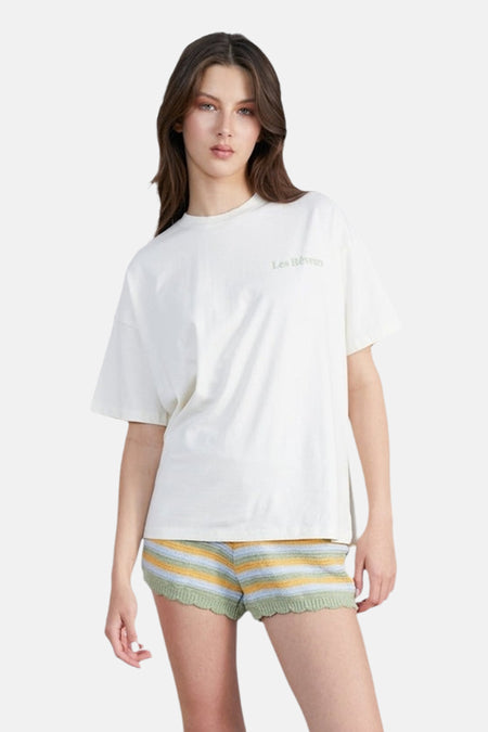 T-shirt met korte mouwen - Beige