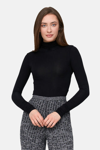 T-shirt met lange mouwen - zwart